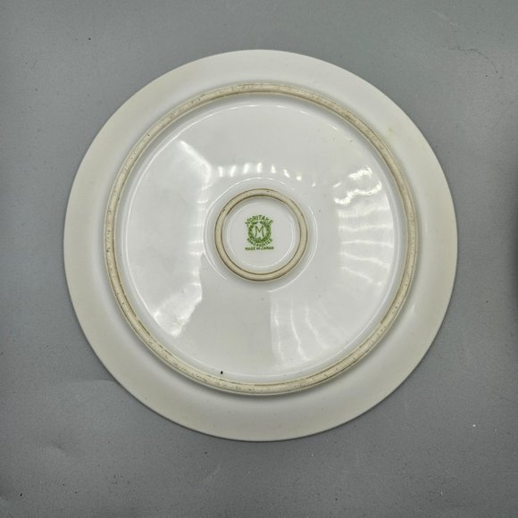 Art Deco-inspired peach lusterware covered butter dish by Morimura, - Picture 6 of 11